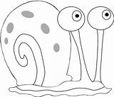 Snail Esponja Squarepants Shell Drawcentral sketch template