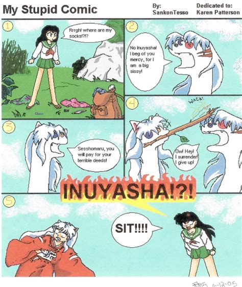 inuyasha likes socks by kirawra on deviantart