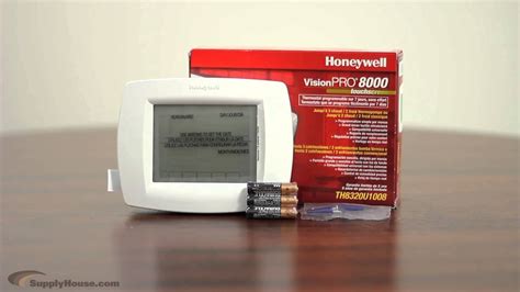 honeywell thu thermostat youtube