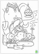 Coloring Aladdin Dinokids Sultan sketch template