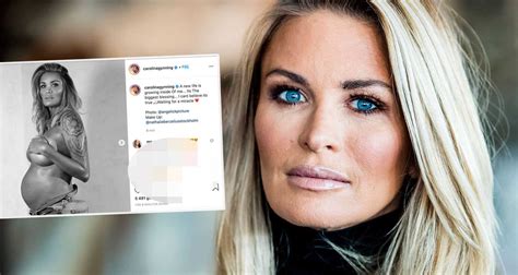 Carolina Gynning är Gravid Med Sitt Tredje Barn Aftonbladet