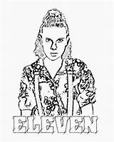 Stranger Eleven Template Doing Xcolorings sketch template