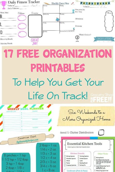 organization printables  printables organization