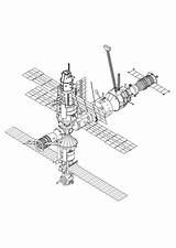 Space Station Coloring Edupics Pages Large sketch template
