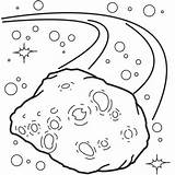 Asteroid Meteor Asteroids Comets Meteoros Comet Pintar Asteroide Espacio Kuiper Colorare Paisagens Spazio Galaxia Cliparts Galassia Sheets Raskrasil Webstockreview Coloringkids sketch template