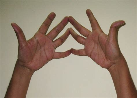ancient hand gesture mudra for improving concentration and activating self healing galactic