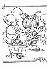 Rainbow Brite Coloring Pages Bright Books Printable Popular Library sketch template