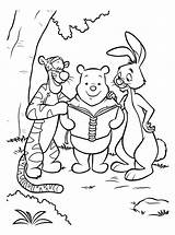 Pooh Winnie Coloring Pages Disney Rabbit Tigger Sheets Printable Kids Rocks Colouring Book Picgifs Color Eeyore Para Colorir Bee Desenhos sketch template