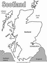 Scotland Scozia Map2 Ecosse Schottland Schotland Kleurplaten Escocia Printen Nazioni Gifgratis Ausmalen Prend sketch template
