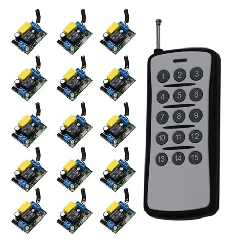 wireless remote control switch system remote switch onoff ac  ch relay module receiver