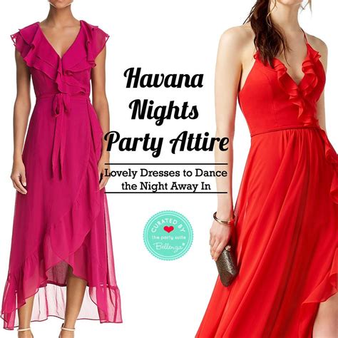 Sultry Party Dresses For A Havana Nights Party Havananights