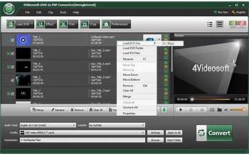 4Videosoft PSP Converter screenshot #0