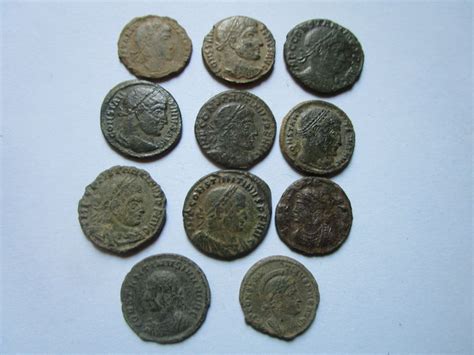 romeinse rijk mooi kavel van  laat romeinse munten catawiki