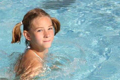 Girl Swimming In The Pool Picture Image 2185464