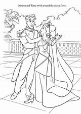 Naveen Marriage Tiana Printable Bestcoloringpagesforkids Princesa Sapo Coloringdisney Coloringhome sketch template