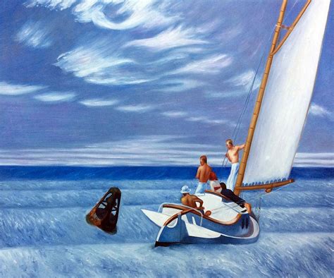 hopper ground swell  oil painting reproduction