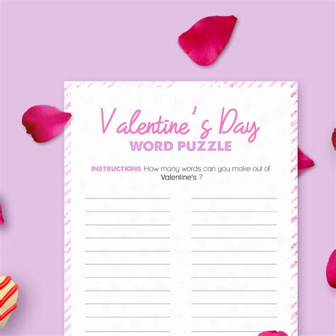 valentines day games bundle printable games class etsy