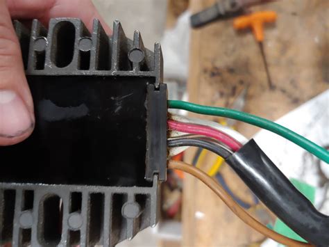wire rectifierregulator wiring