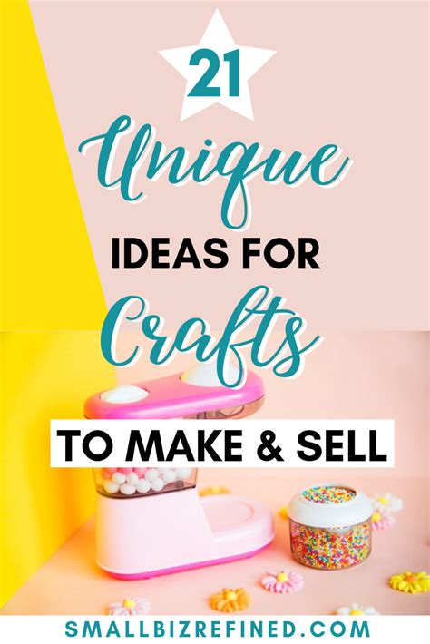 unique profitable crafts  sell  small biz refined