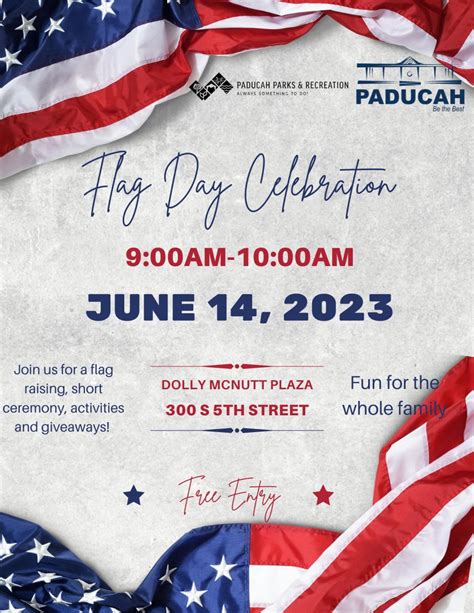 2023 Flag Day Celebration On June 14 City Of Paducah