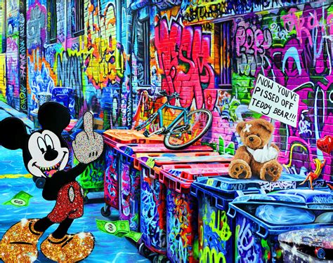 Prints Bad Ass Mickey 2 Jaman Art Cases For Smartphone