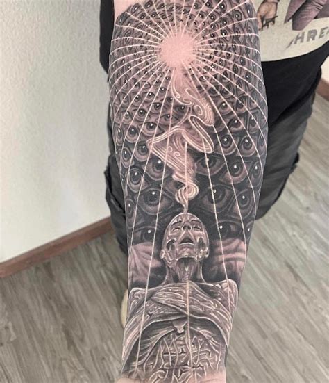 Tattoo By Brian Henry Inspired By The Art Of Alex Grey Dmt