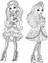Coloring Ever After High Pages Apple Raven Queen Print Printable Dolls Sheet Girls Getdrawings Sheets Search Color Prints Colorin Info sketch template