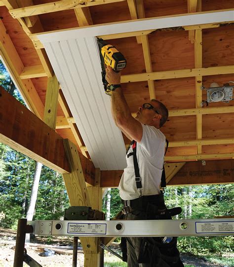 install  beadboard porch ceiling extreme
