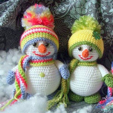 crochet patterns christmas instructions  crochet snowman