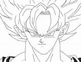 Coloring Goku Super Pages Saiyan Library Clipart Line Popular sketch template