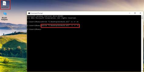 how to hide file folder using command prompt cmd