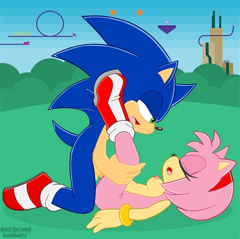 Rule 34 2022 Amy Rose Breasts Exposed Torso Female Female Penetrated