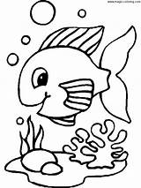 Fish Coloring Smiling Magic Gold sketch template