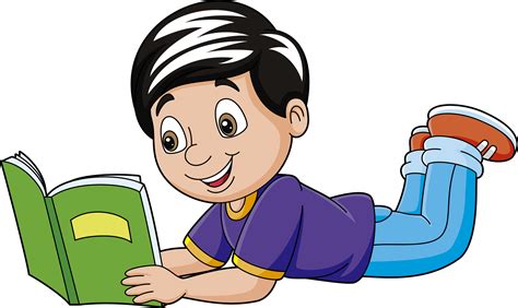 gambar kartun membaca buku png clipart boy membaca buku png gambar