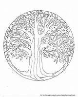 Coloring Tree Pages Life Celtic Mandala Willow Adults Young Printable Family Adult Print Template Weeping Color Spring Happyfamilyart Colouring Coloringhome sketch template