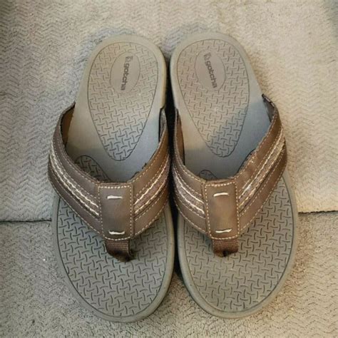 Gotcha Mens Flip Flops Sandals Size 8 Brown Ebay