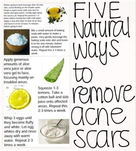 5 easy ways to remove acne scars naturally acne