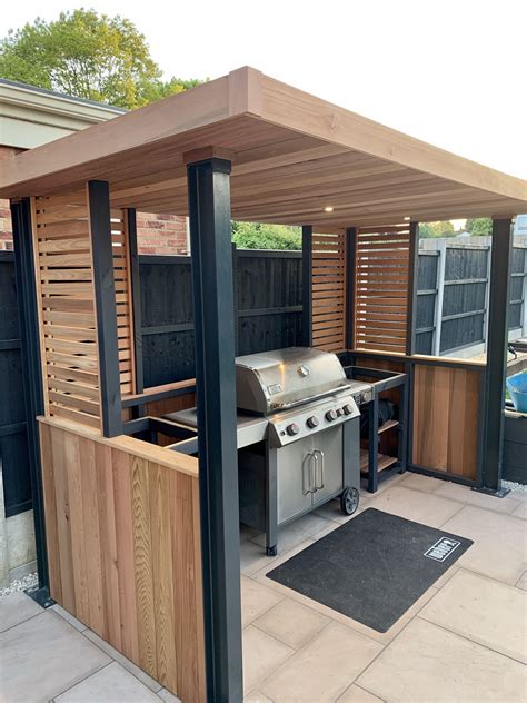 bbq shelter  solace garden rooms  facebook backyard patio designs outdoor bbq kitchen