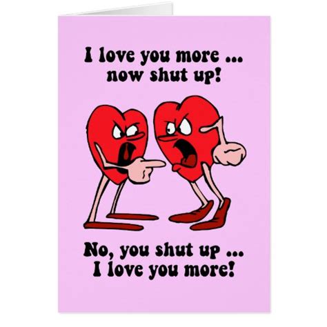 Cute And Funny Valentine S Day Greeting Card Zazzle