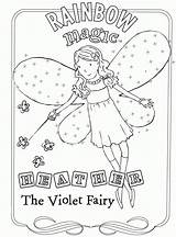 Rainbow Magic Coloring Pages Fairies Colouring Fairy Kids Print Blue Cartoons Related sketch template