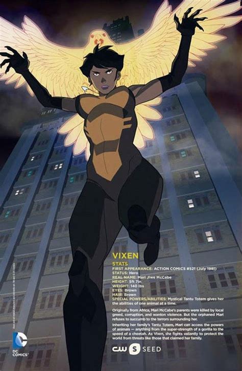 dc comics vixen is getting her own animated series the gce