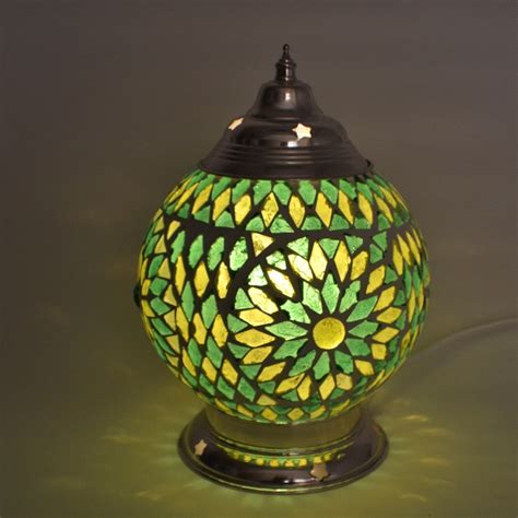 groene oosterse tafellamp turkish mozaiek designgeen verzendkosten
