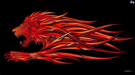 black  red lion wallpapers wallpaper cave