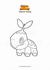Turtwig Supercolored Leafeon Cresselia Wooloo sketch template