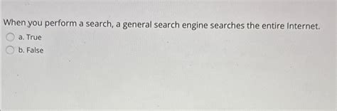 solved   perform  search  general search engine cheggcom