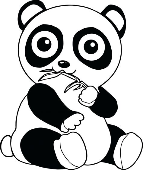 hueyphotos cute panda coloring pages