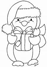 Christmas Penguin Coloring Pages Penguins Noël Dessin Sheets Noel Coloriage Cute Templates Pinguin Drawing Paysage Snowman Choisir Tableau Un Pour sketch template