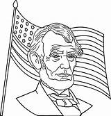 Lincoln Coloring Abraham President Pages Drawing Cabin Log George America Washington Cartoon Kids Hat Printable Flag Usa Wecoloringpage Draw Getdrawings sketch template