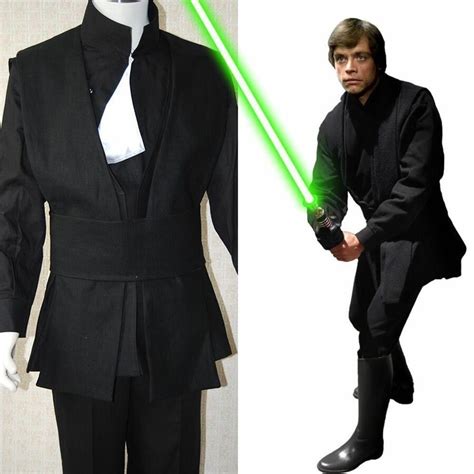 star wars return   jedi luke skywalker black uniform outfit