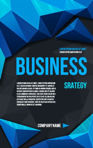 business cover page template  vector    vector